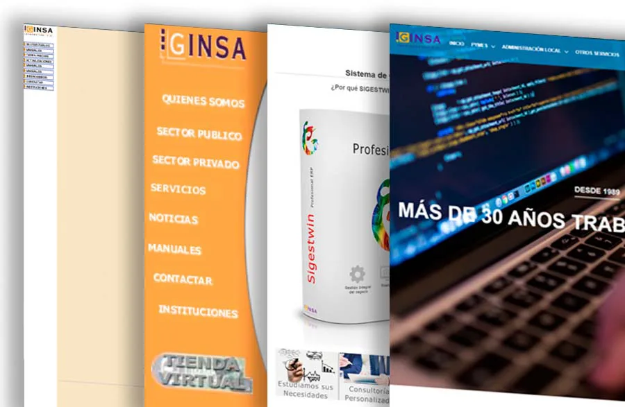 Imagen de la trayectoria de Ginsa Informática